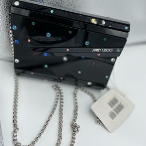 Jimmy Choo Candy Embellished multicolor stone Clutch